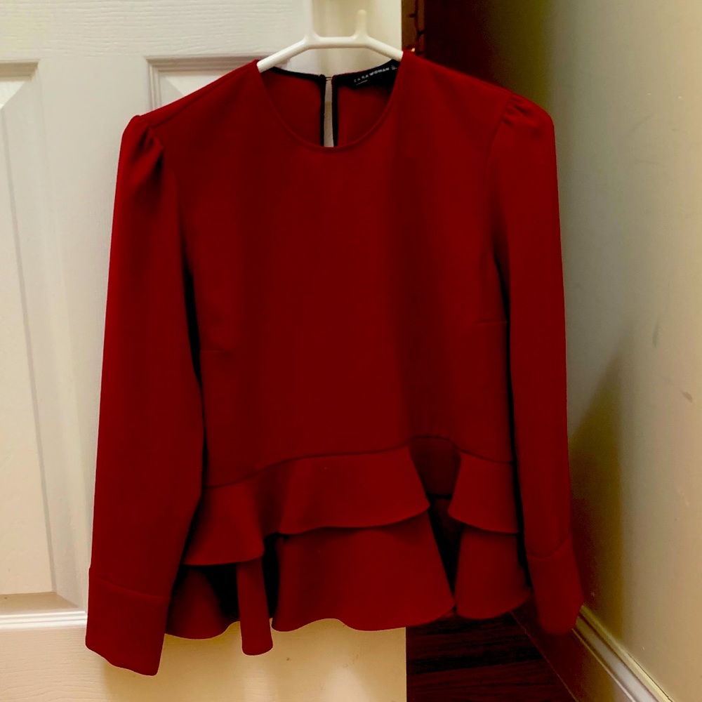 Red classy top